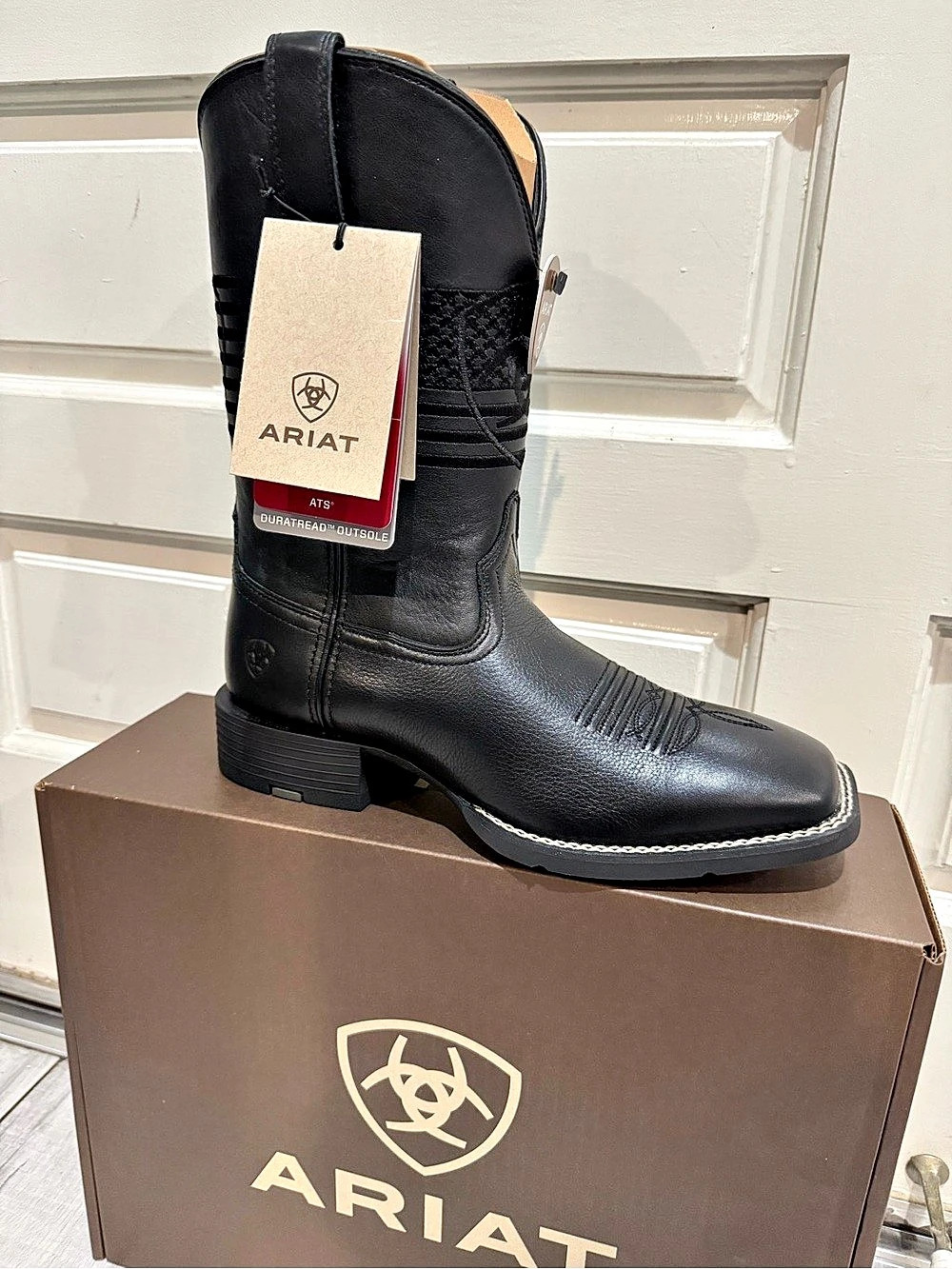 Ariat Men’s Sport Patriot Western Boot Boots Black wide EE